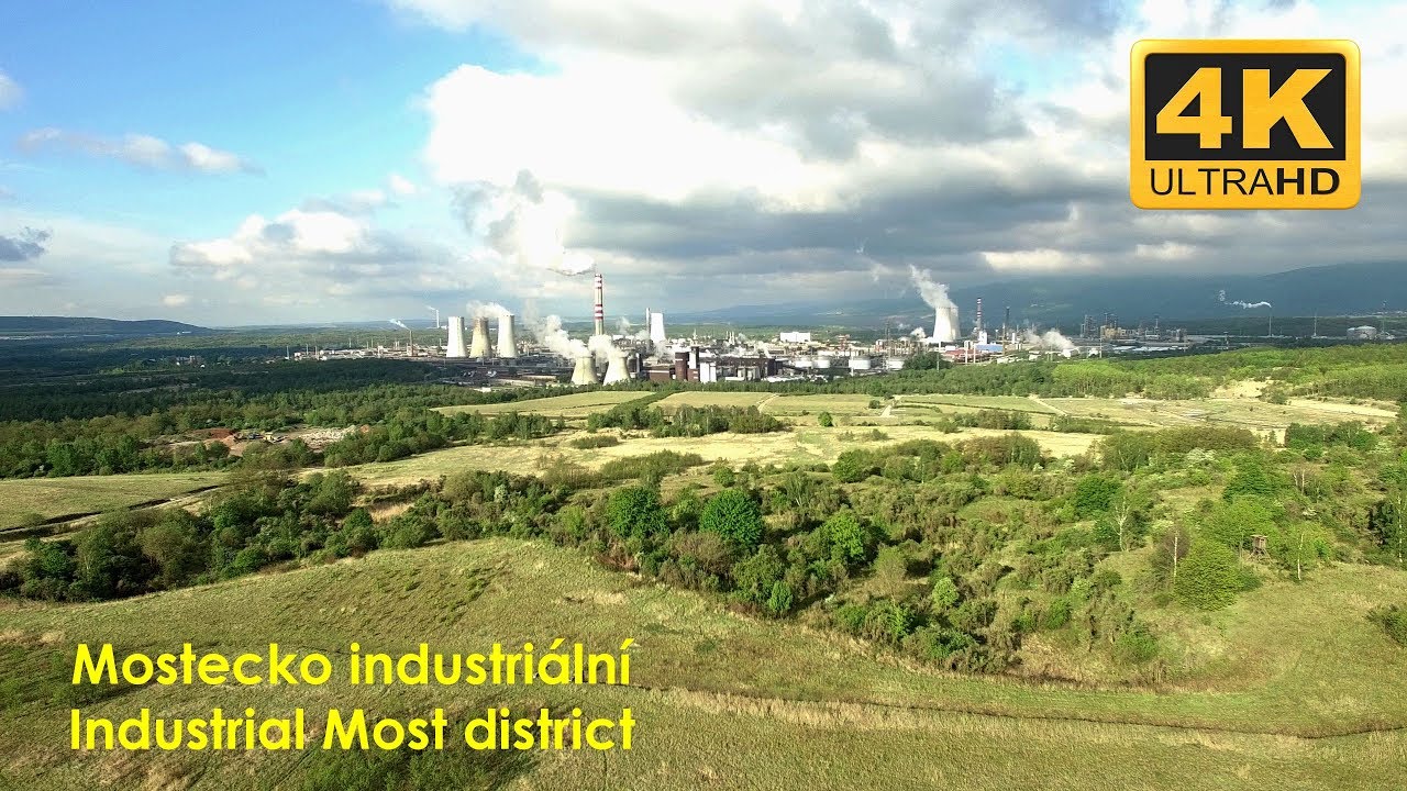 Mostecko industriální dronem - část 2 z 3 - 4K