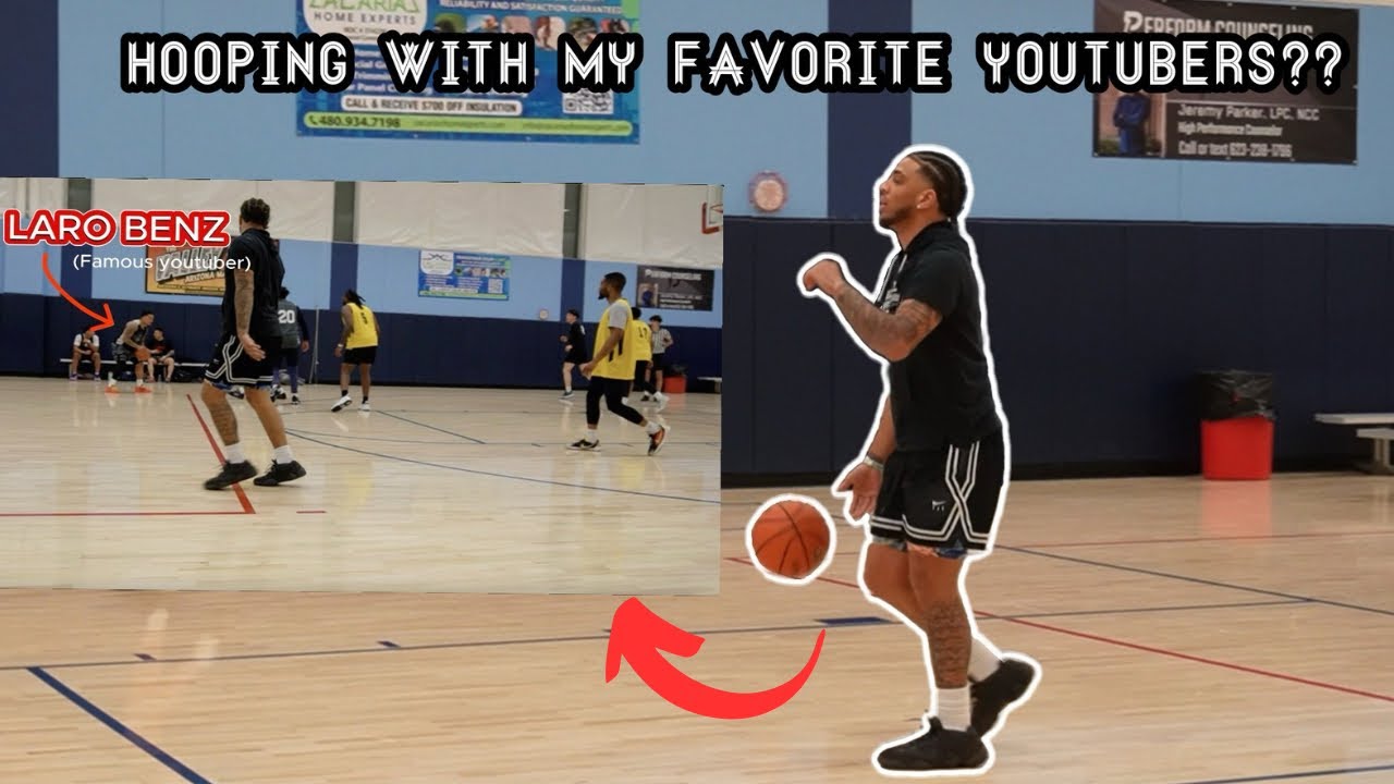 HOOPING WITH MY FAVORITE YOUTUBERS'!!!! FT. Zae Way, Laro Benz, Iamrodrickmccobb