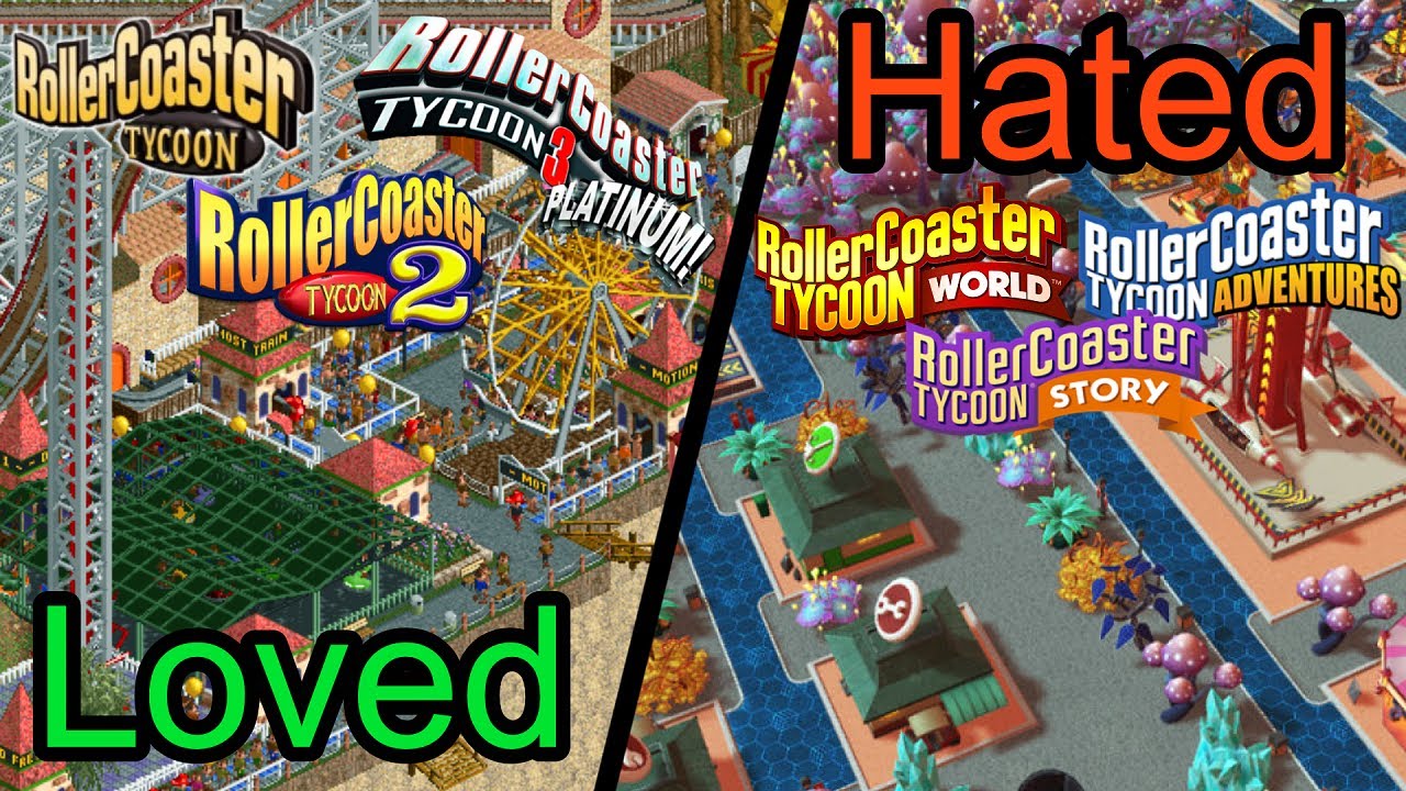 LOVED❤️ To 🔥HATED -🎢The History Of RollerCoaster Tycoon