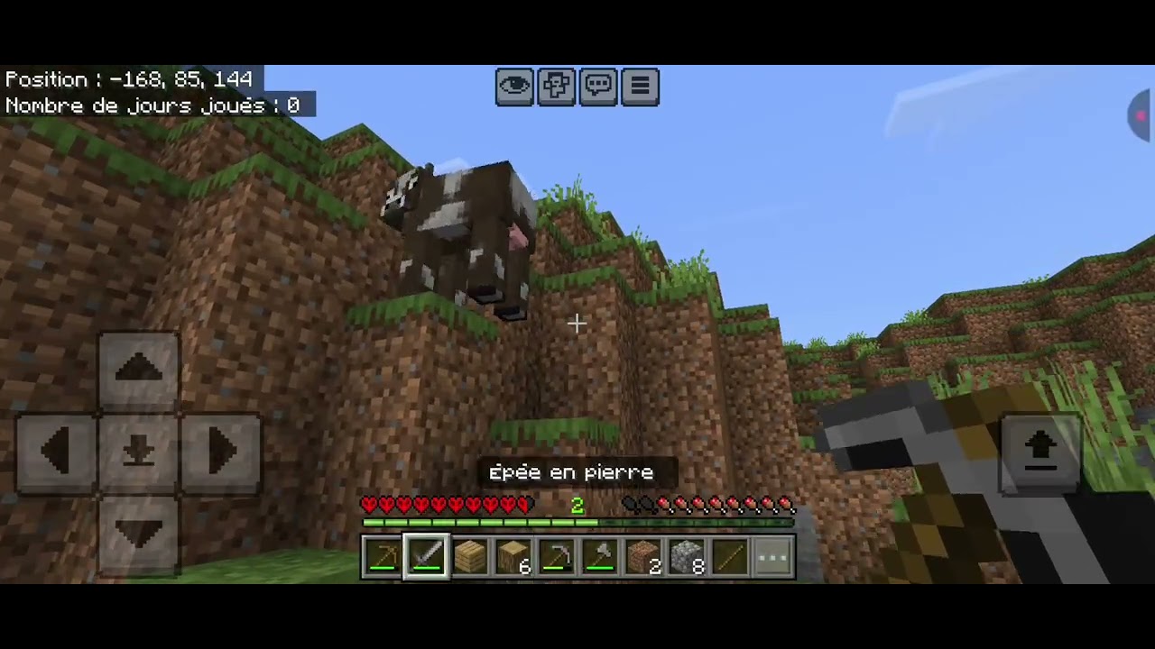 Première épisode SURVIE HARDCORE MINECRAFT POCKET EDITION #1