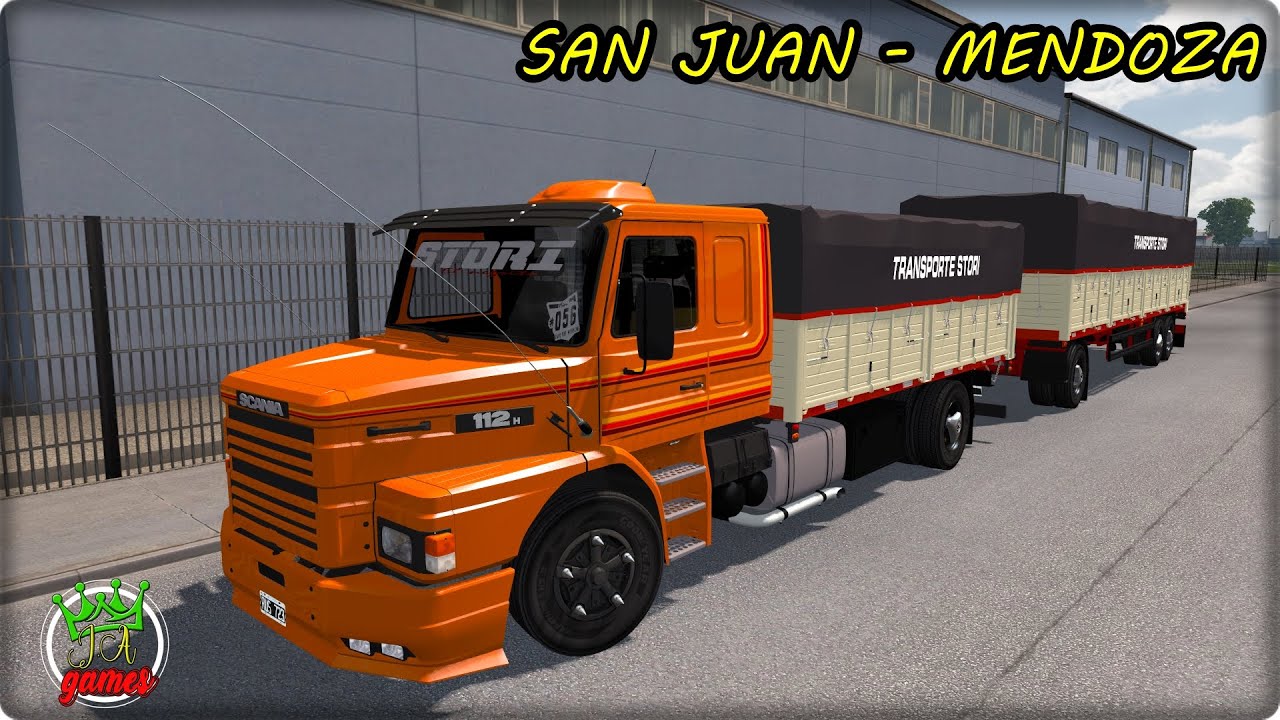 SCANIA 112 CHASIS Y ACOPLADO - RECORRIENDO ARGENTINA #11 - ETS2 MODS 1.36