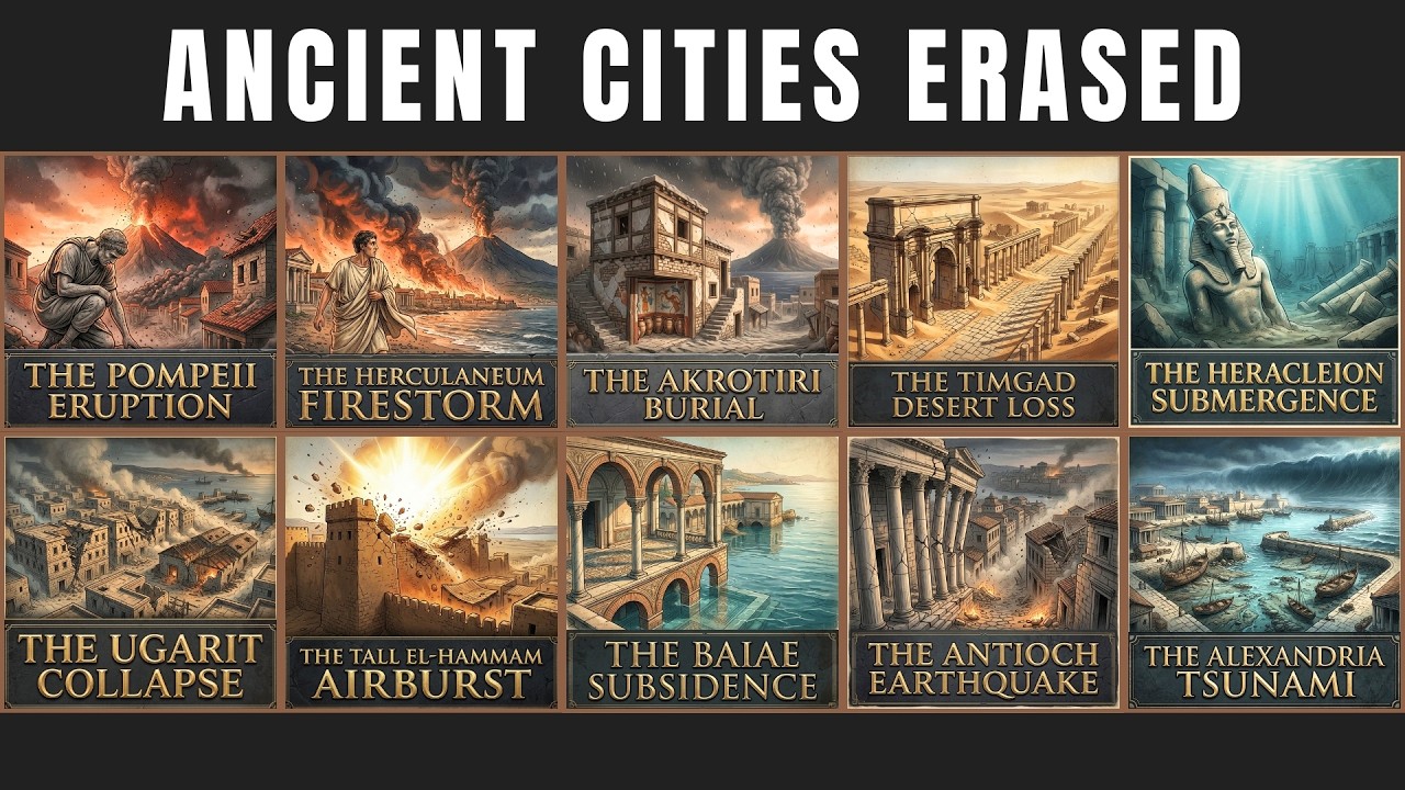 10 Ancient Cities Erased from History by Terrifying Catastrophes