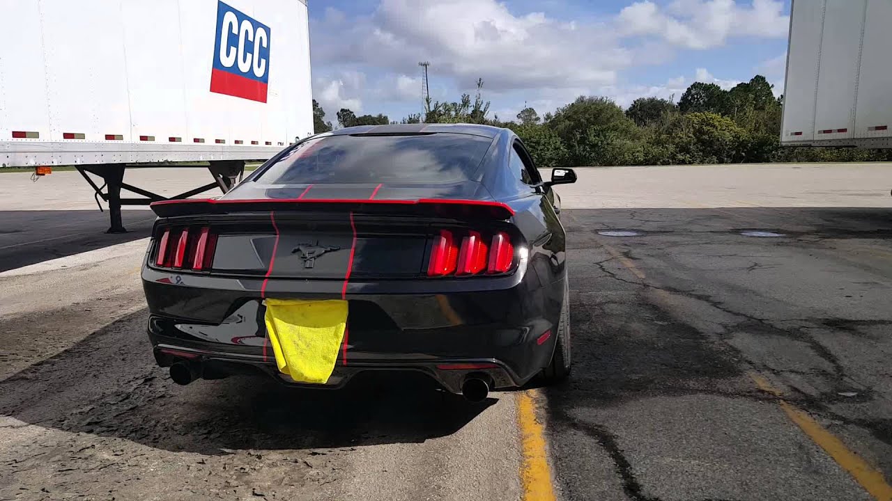 2015 mustang v6 with flowmaster