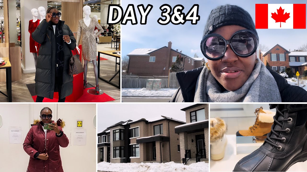 DAY 3&4 in CANADA / Finally got a House, Winter Shopping and more