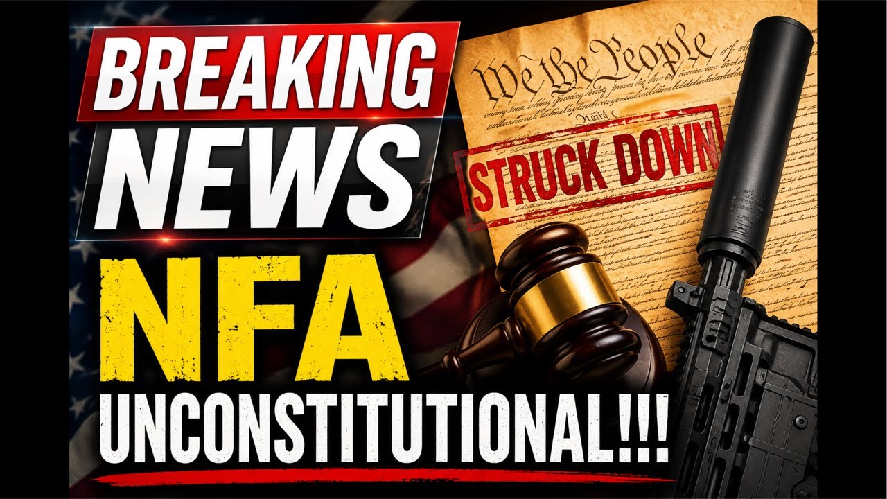 BREAKING NEWS: NFA IS UNCONSTITUTIONAL!