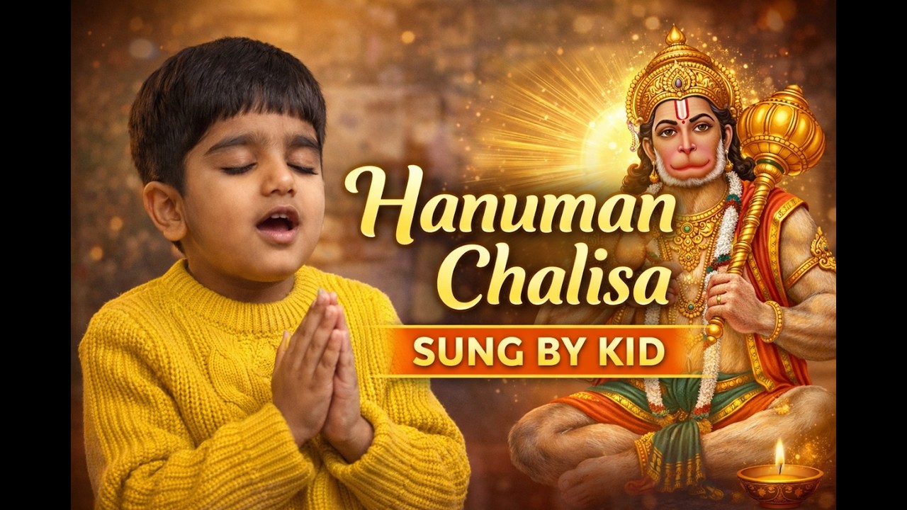Hanuman Chalisa by 4 Years Old - Mayan