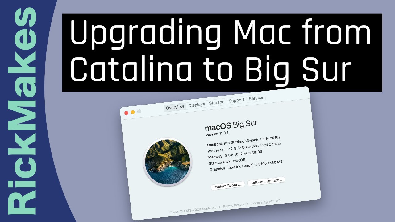 Обновление Mac с Catalina до Big Sur