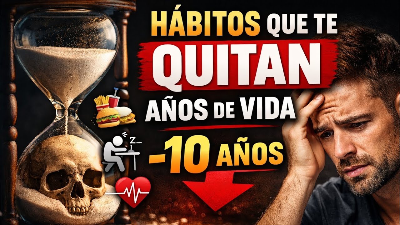 Los hábitos diarios que más años de vida te quitan (según la ciencia)