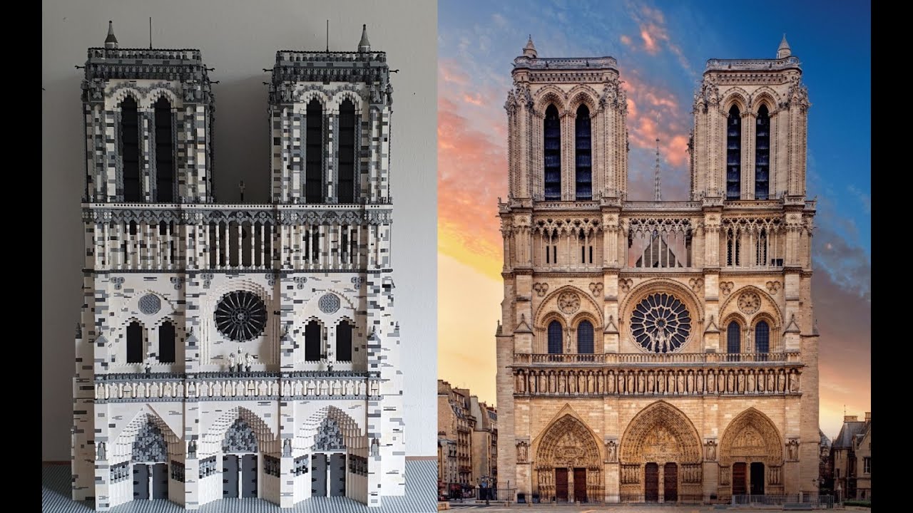 LEGO NOTRE DAME TIMELAPSE (PARIS)