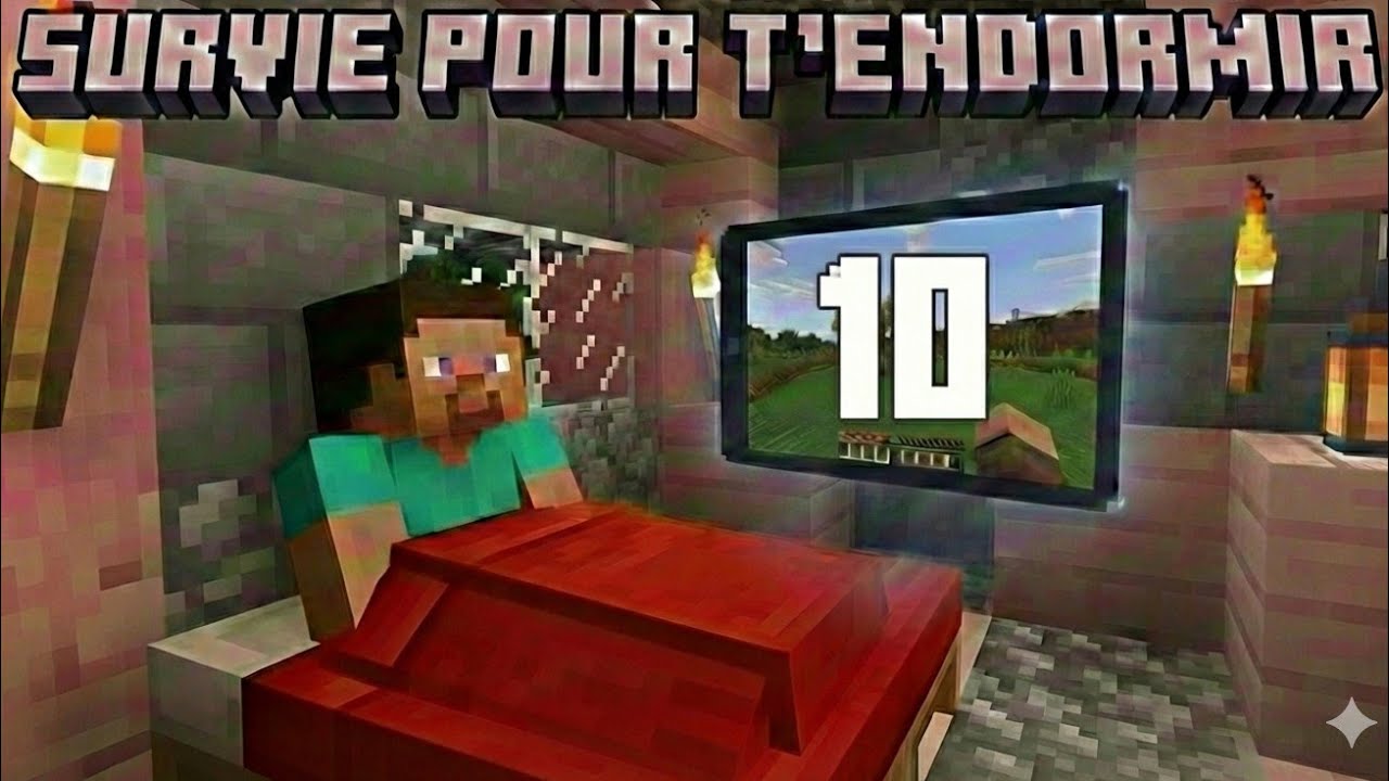 Dormir devant MINECRAFT 10