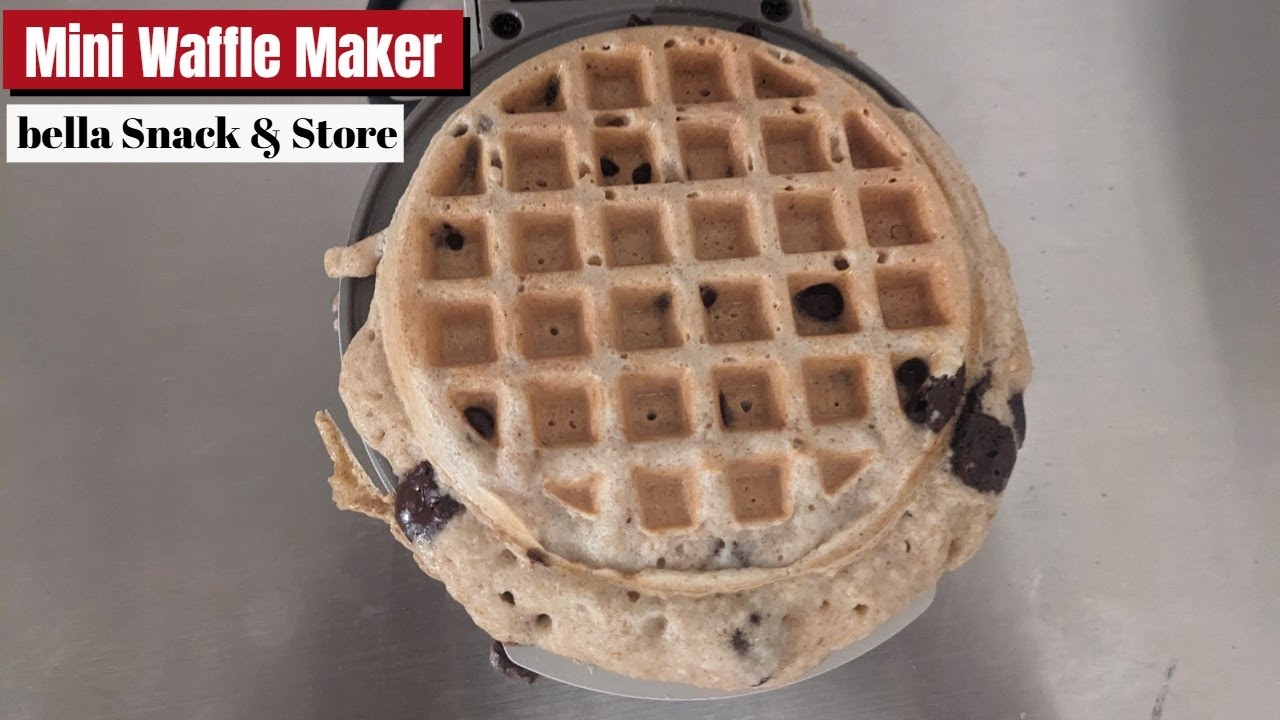 Mini Waffle Maker Review, bella Snack & Store