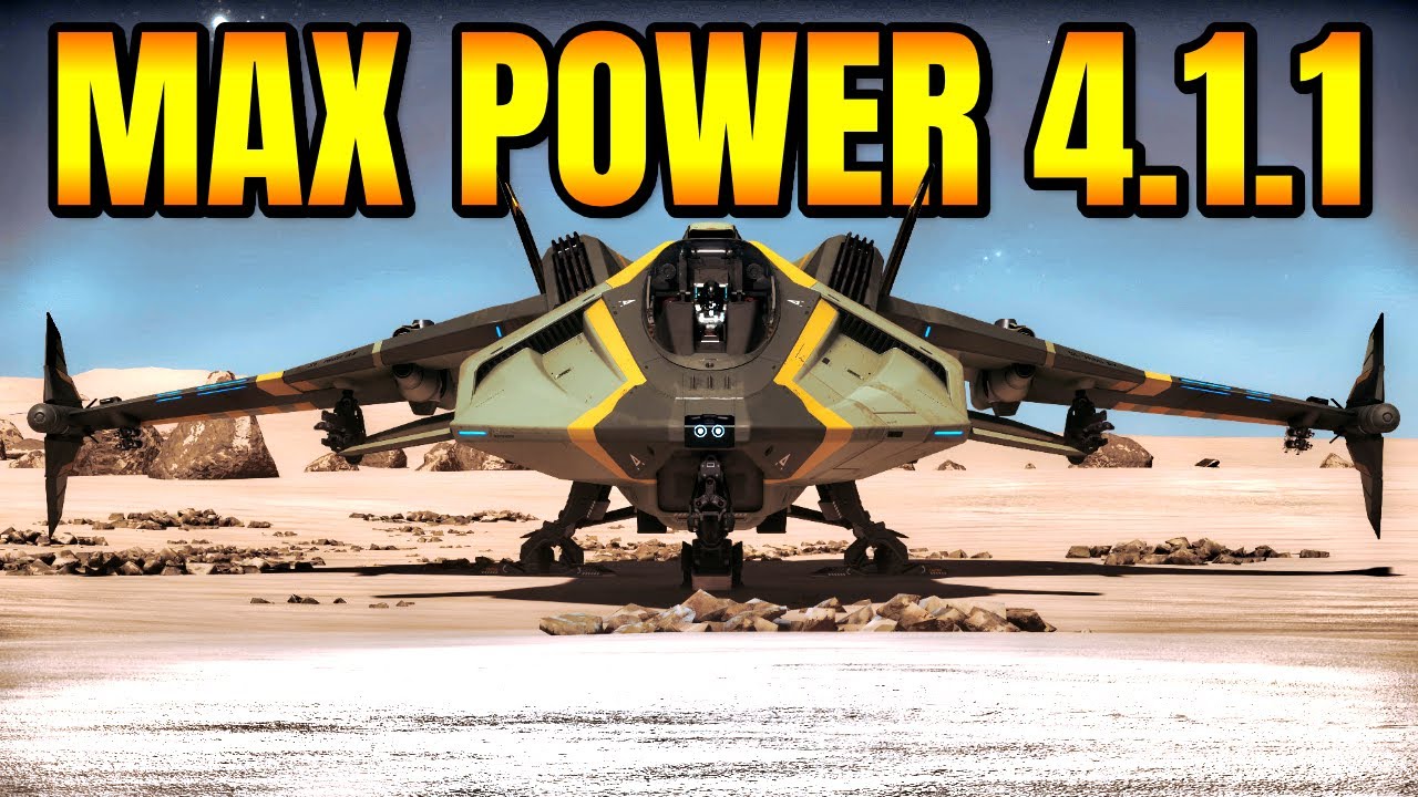 Ultimate Gladius Build: Max Power, Low Signature! Star Citizen 4.1.1