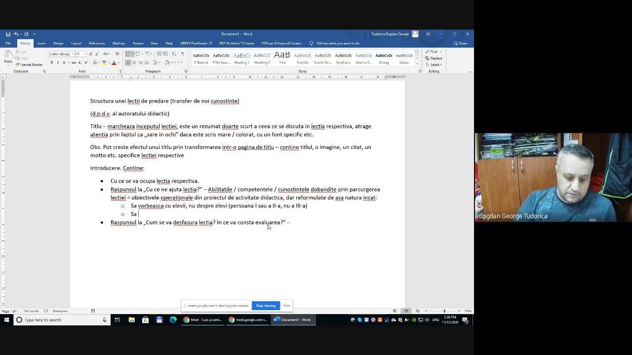 Scurt tutorial video de eXeLearning