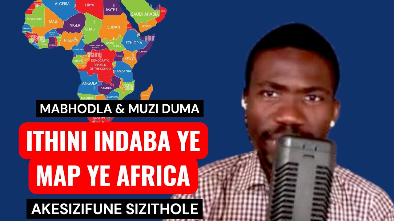 MAP OF AFRICA, YEHESHUA,ICE WALL. (MABHODLA & MUZI DUMA) 