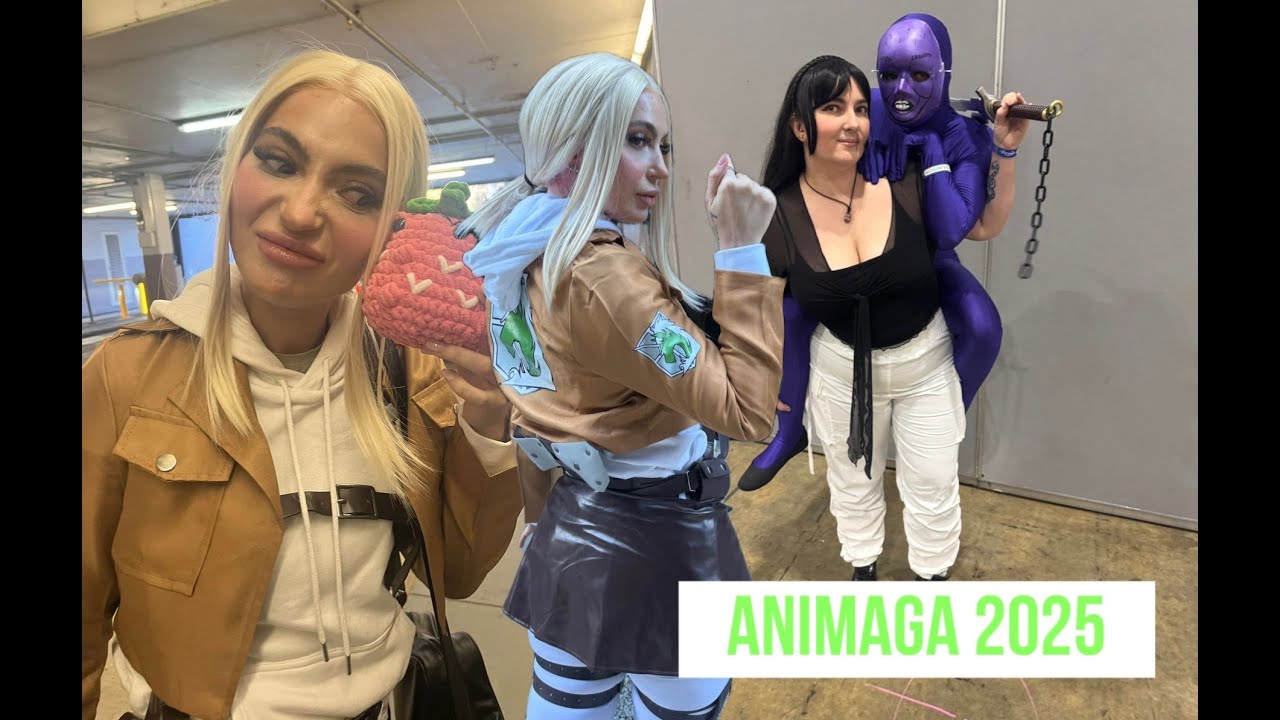 Animaga vlog 2025 Melbourne | JJK TOJIS WORM, AOT ANNIE