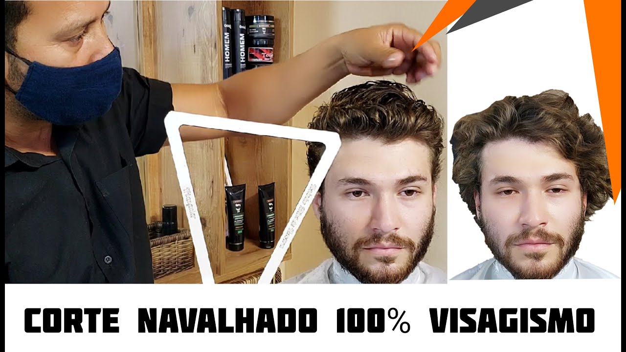 Como Fazer Corte masculino com navalha (100% Visagismo)