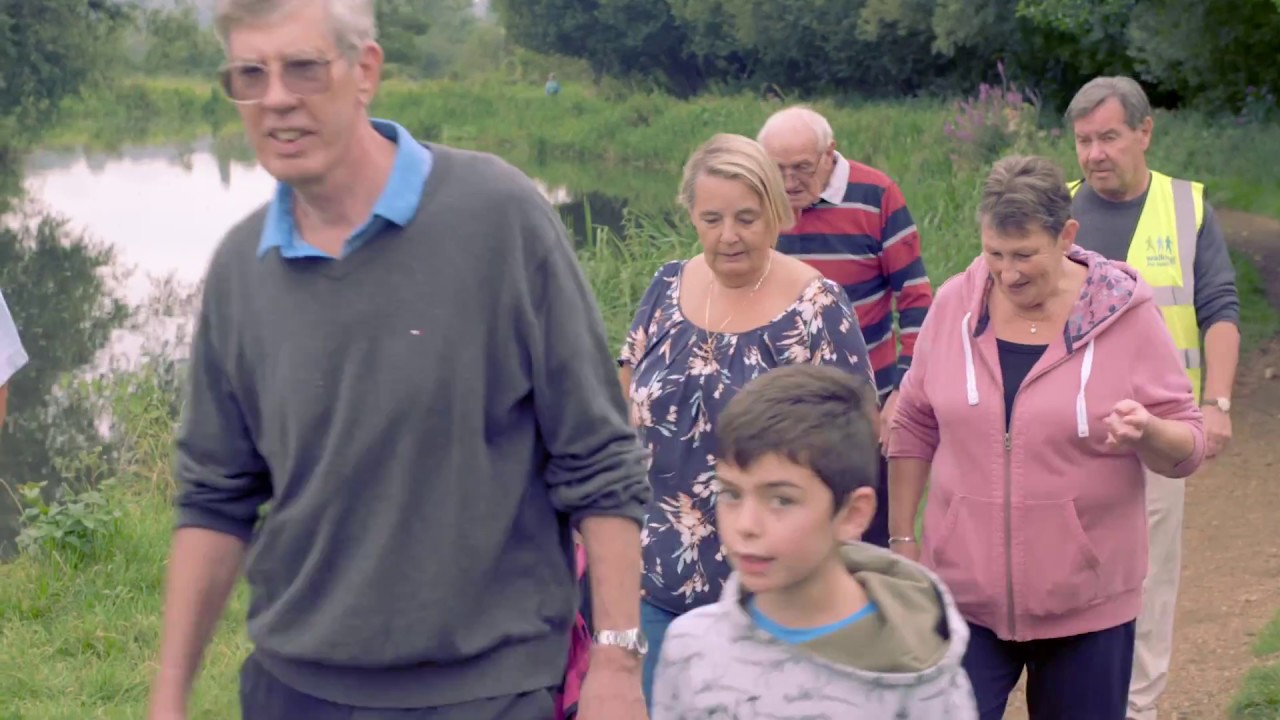 GP-led health walk at the Binscombe Medical Centre
