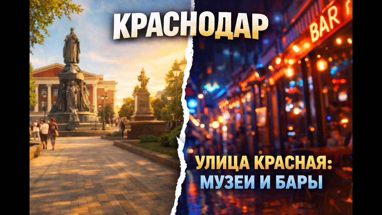 Прогулка по Краснодару | улица Красная | центр
