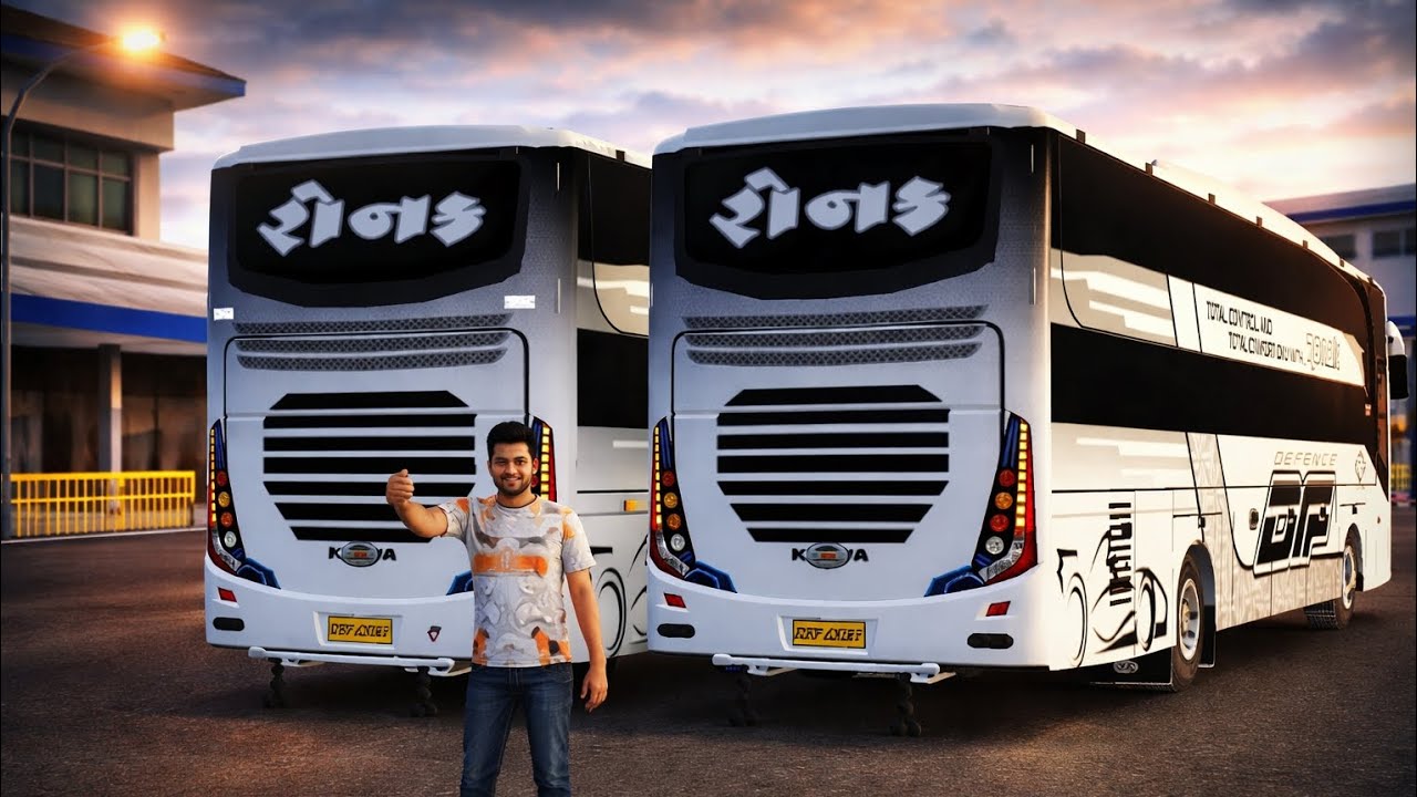 RONAK TRAVELS ✨❤️ DEFENCE 🔥 DF... HD LIVERY DOWNLOAD NOW....!!!!!FREE 🆓