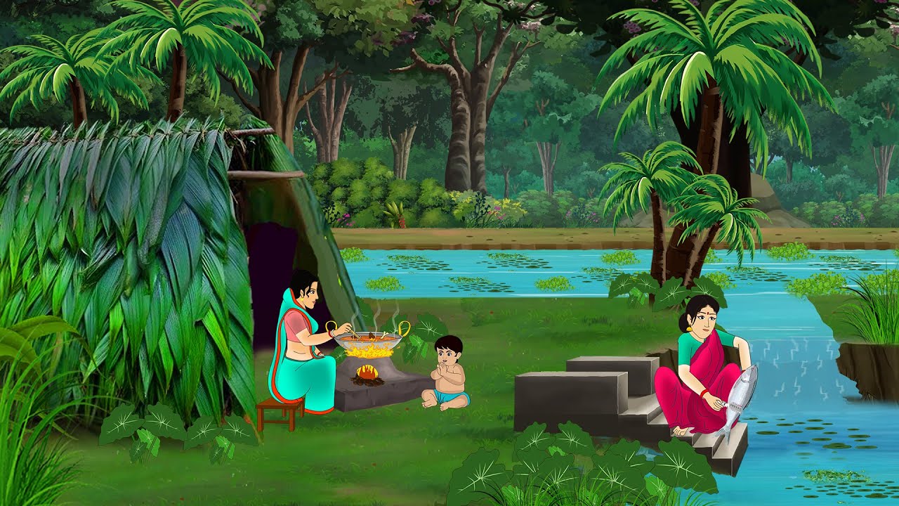 दो बहनों की ईमानदारी | Hindi Story | Hindi Kahaniya | Moral Stories | cartoon story