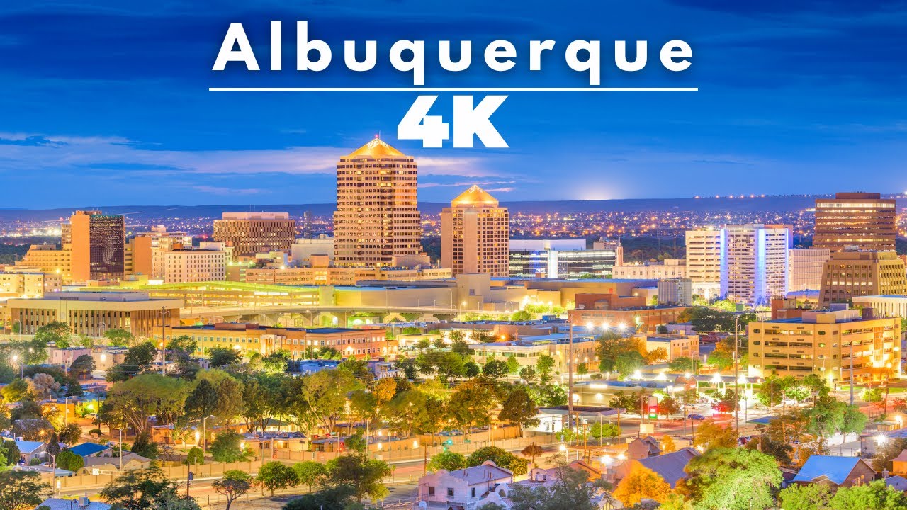 Albuquerque, New Mexico 🇺🇸 in 4k ULTRA HD HDR (60 FPS)