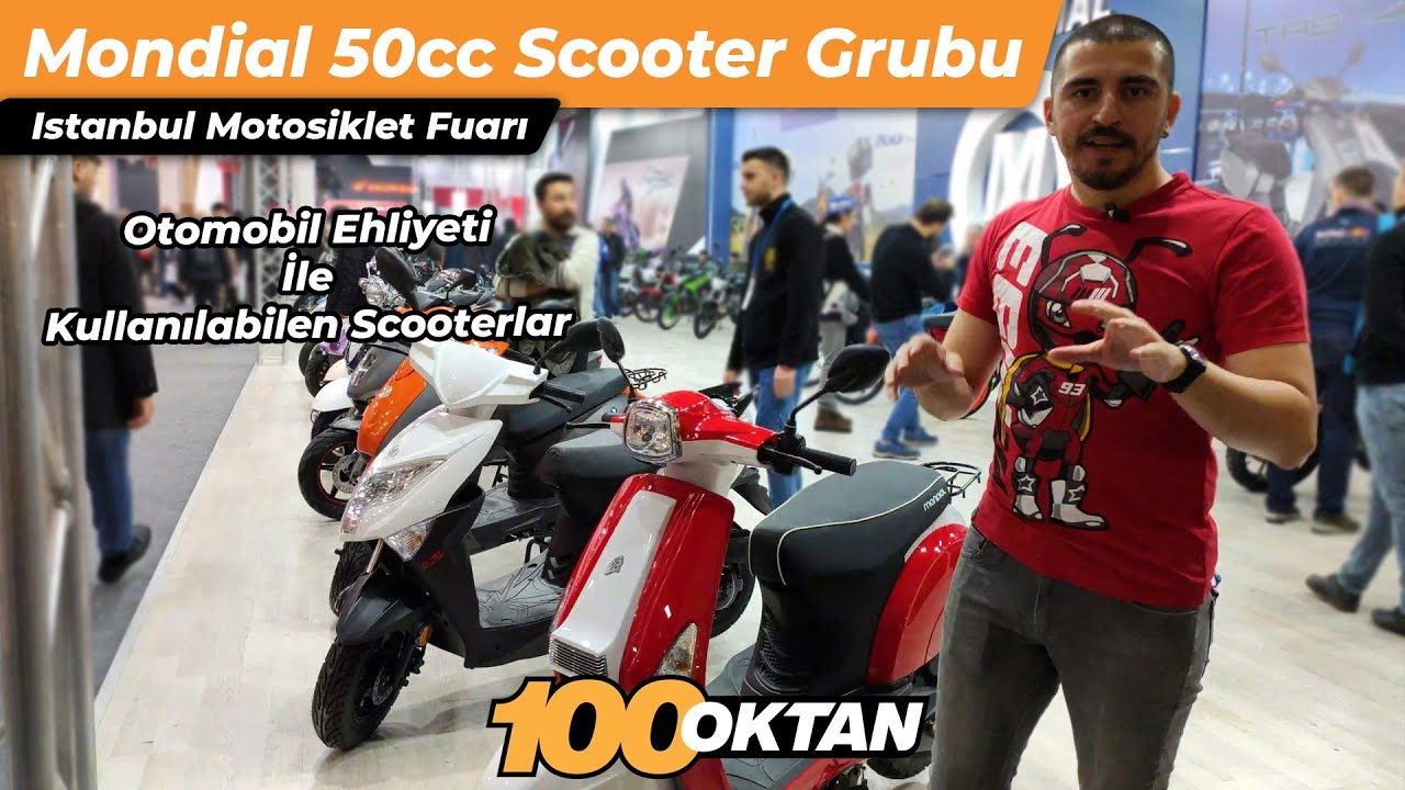 Mondial 50CC Scooter &Ouml;n İnceleme | Revival 50 | 50 ZNU | BeeStreet 50 | Tab 50 | Eagle 50
