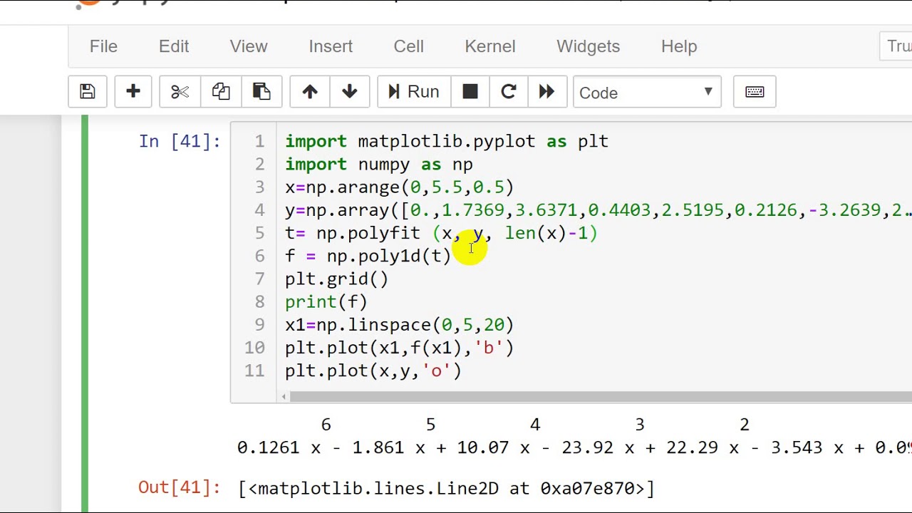 Аппроксимация в Python