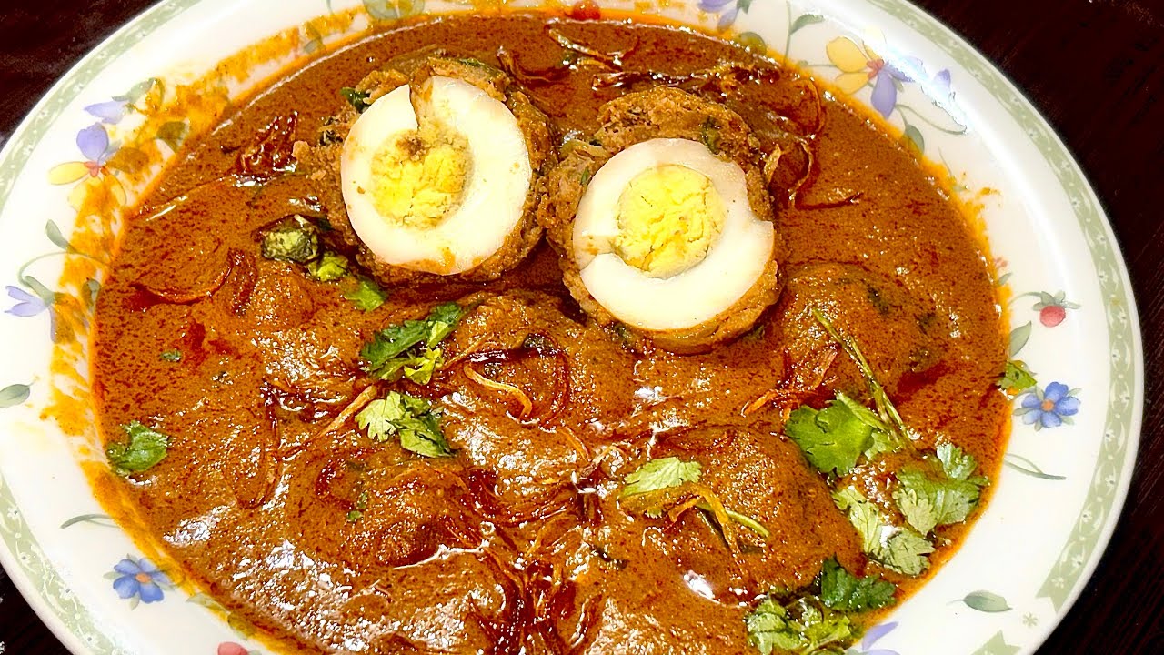 Nargisi kofta recipe | mutton nargisi kofta recipe | egg mutton nargisi kofta recipe | kofta easy 