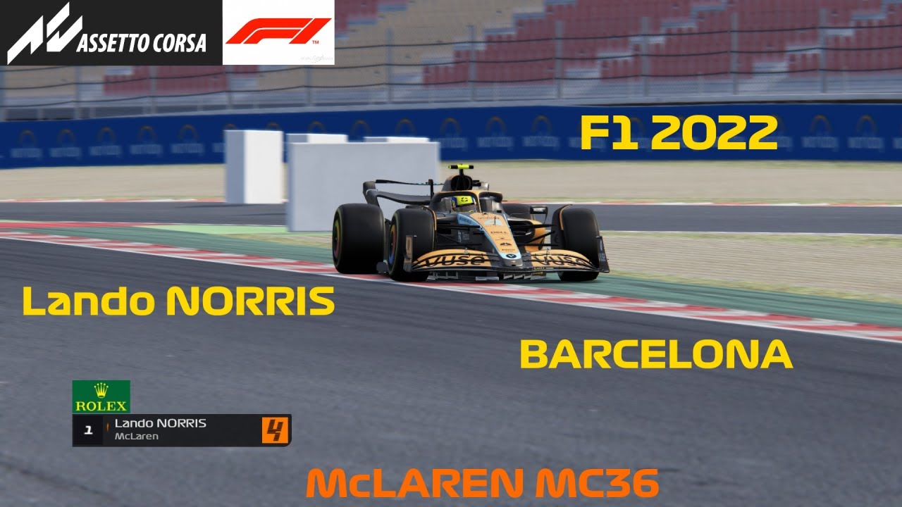 AC F1 2022 | BARCELONA 2022 | Norris | 1:19.873