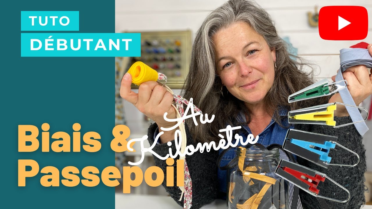 Faire son biais et son passepoil soi même (la méthode efficace pour faire du biais 