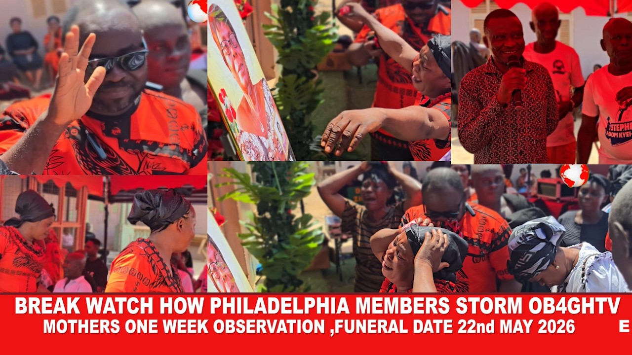 Break Watch How Philadelphia members storm at Ob4ghtv Mothers One Week Observation  waoo ,Funeral da