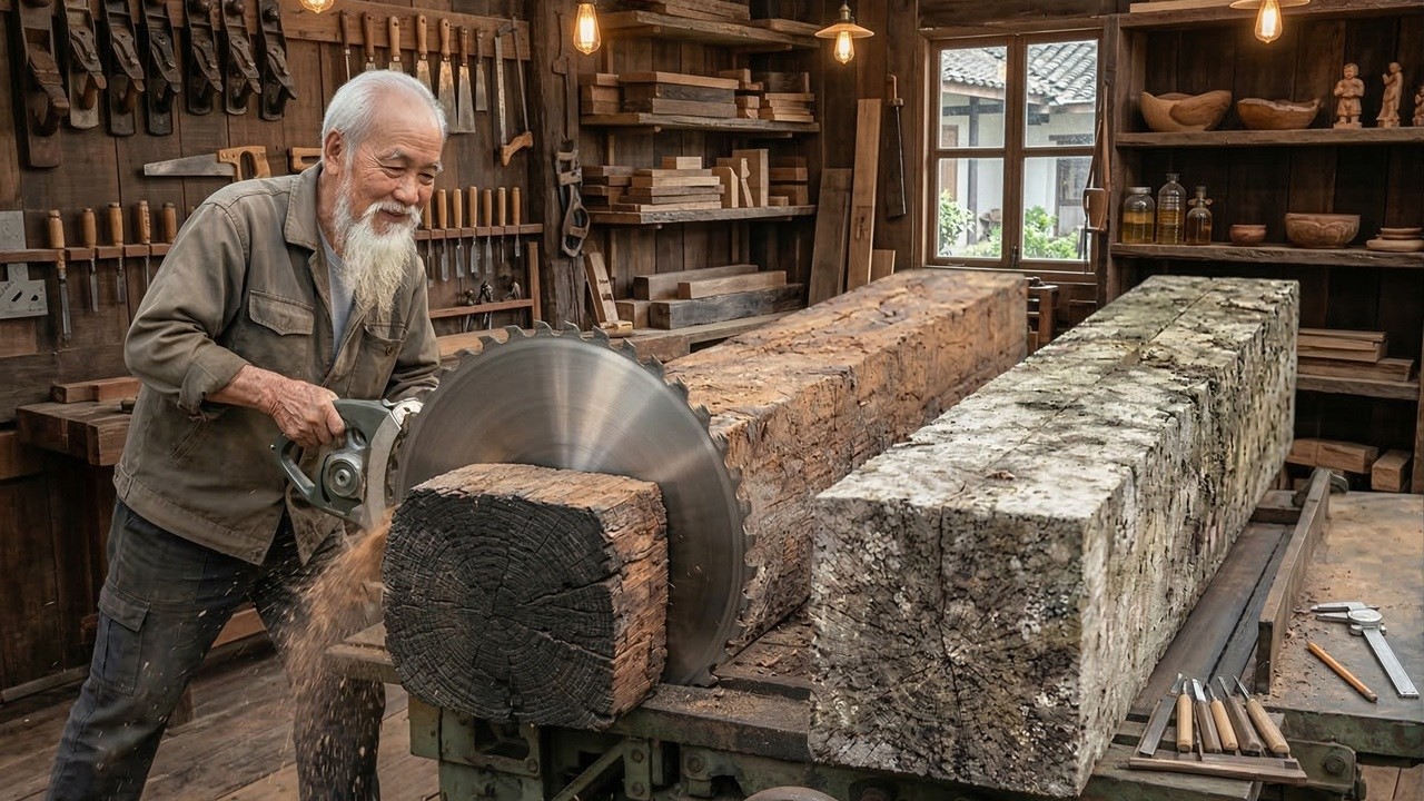He Found ROTTEN Wood... You Won't Believe What He Built.