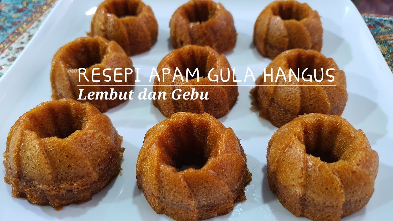 Resepi Apam Gula Hangus Lembut dan Gebu || Apam Gula Hangus Moist