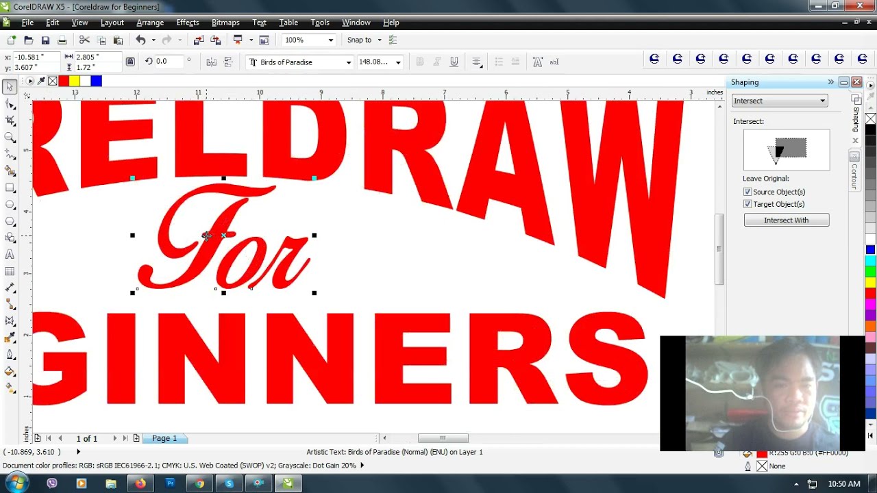 PART1: CORELDRAW FOR BEGINNERS TAGALOG