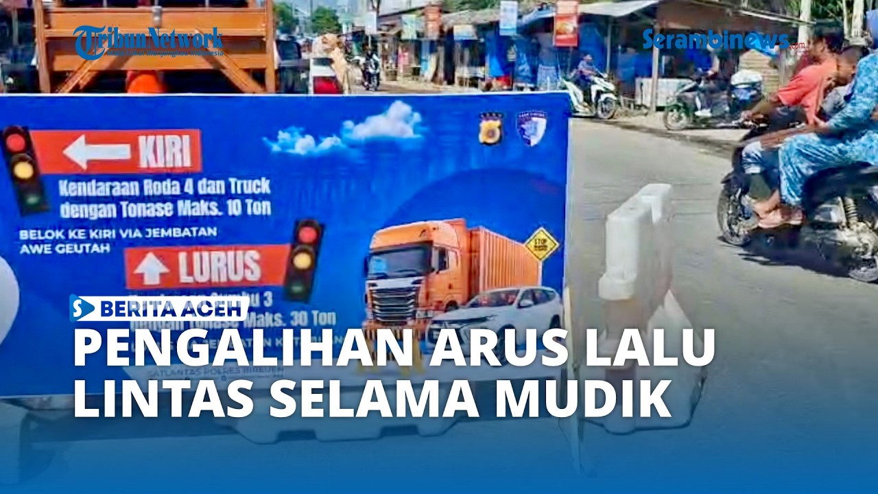 Rekayasa Lalu Lintas, Kendaraan dari Medan Dialihkan ke Awe Geutah-Teupin Reudeup