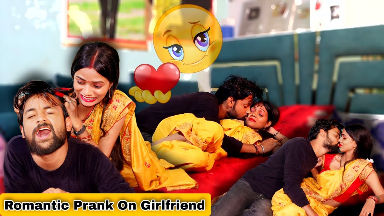 Romantic Prank On Girlfriend 😘 ने तो आज मूड बना दिया 😍 | Prank On Girlfriend Priyaa Rathorre