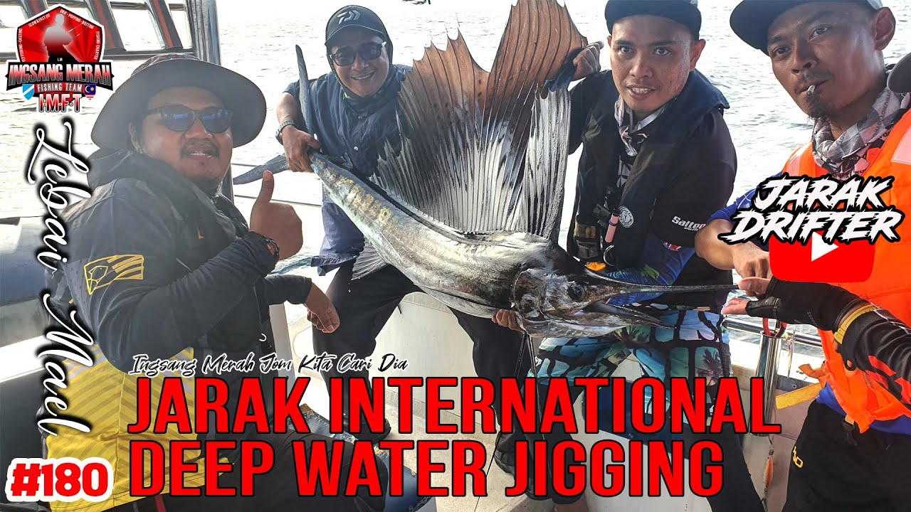 Jarak International Deep Water | Slow Jigging Trip (LEBAI MAIL TRIP VLOG #180)