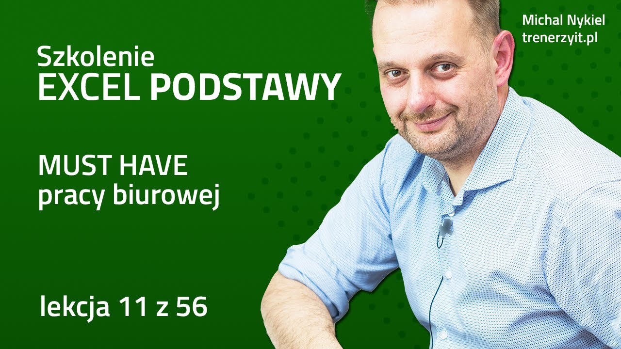 Excel Podstawy   lekcja 11   formatowanie liczb | Michał Nykiel