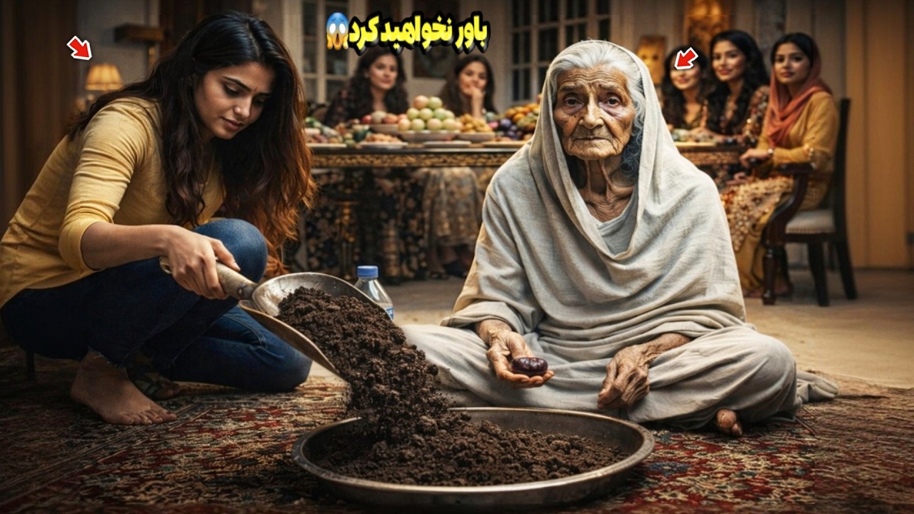 عروس ظالم که در روزه ماه رمضان مادر را گرسنه نگه داشت 😱 عاقبت وحشتناک عروس و مادر پیر! 😱