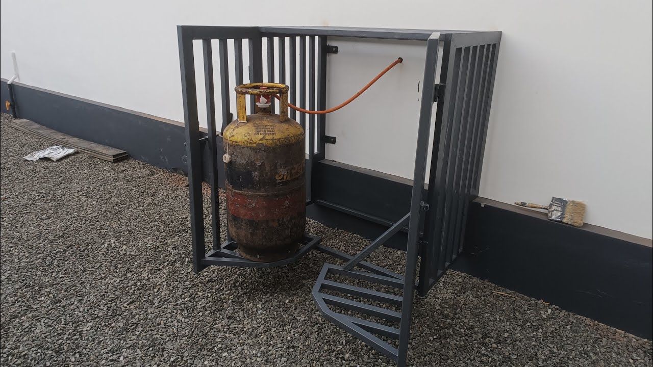 Modern Gas Cylinder cage outdoor |india|kerala