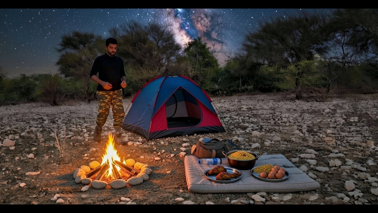 Exploring the Jungle Peaceful Camping and cooking with Nature Sounds 
