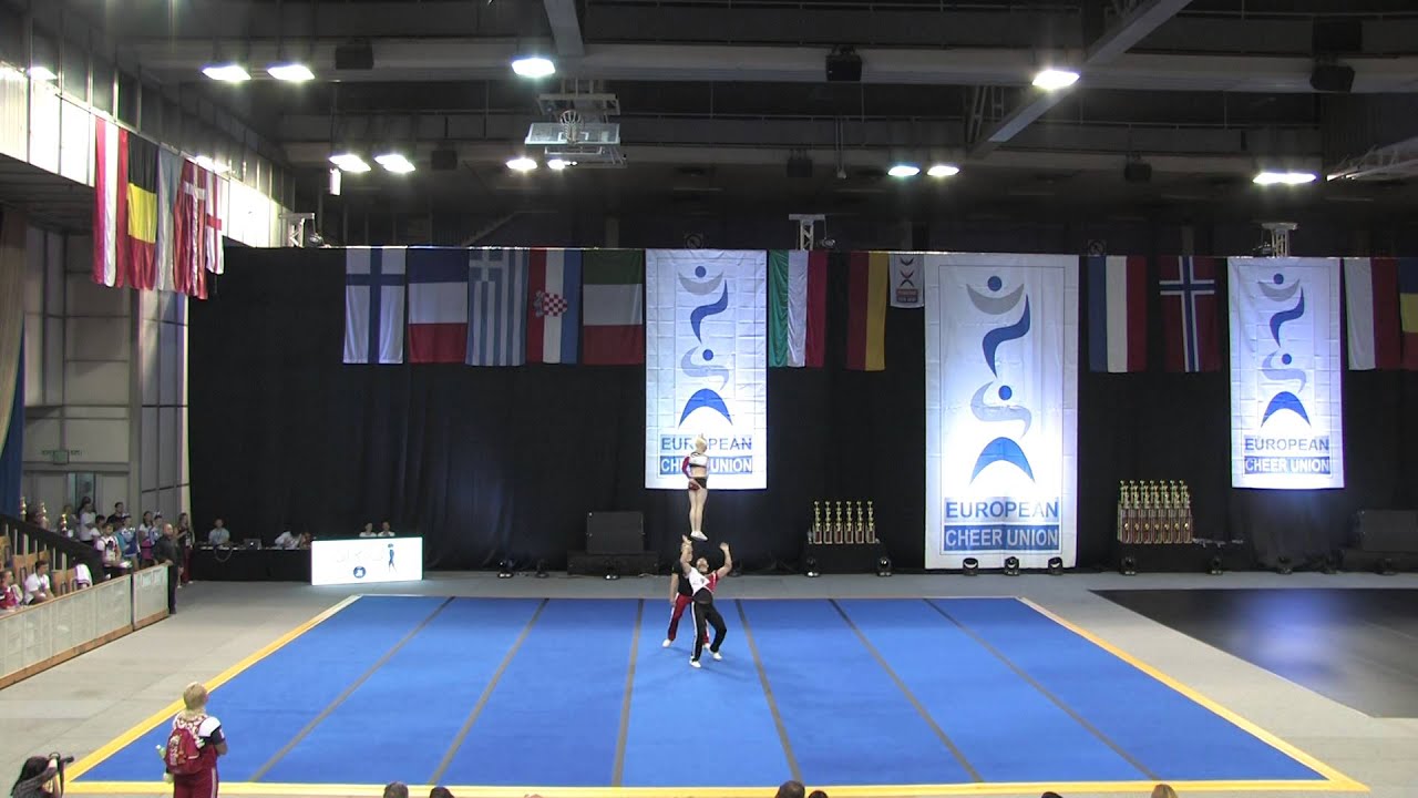 ECC 2015 - SPS - Grishin & Stukalova (Russian Cheerleading Federation, RU)