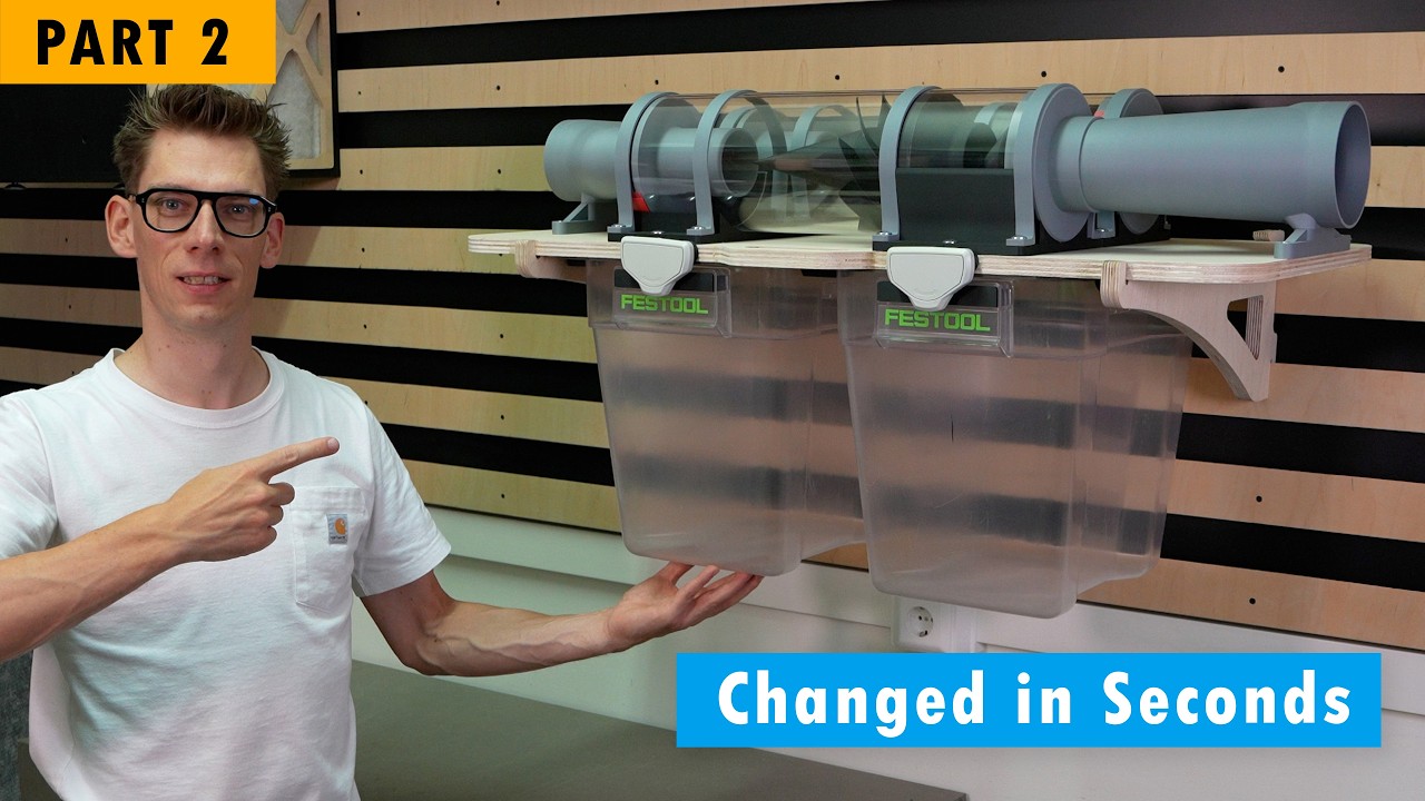 My Centrifugal Dust Separator, is ready! (Part 2 &bull; Budget Dust Collector #diy)