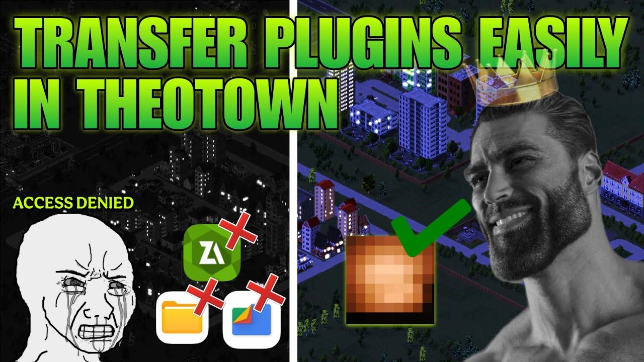 Theotown Plugin Tutorial - How to Apply Plugins in the New Android Version ?