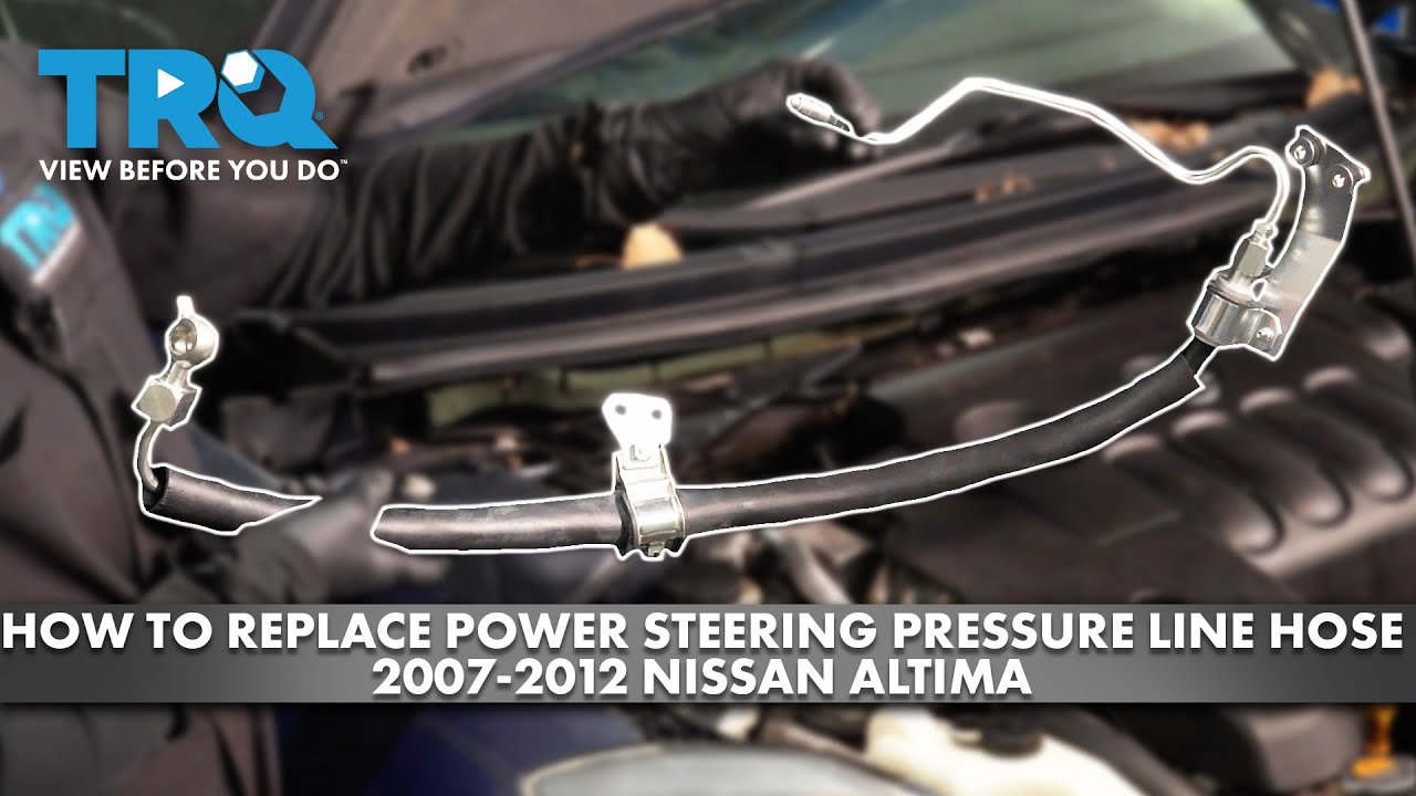 Как заменить шланг гидроусилителя руля на Nissan Altima 2007-2012 годов