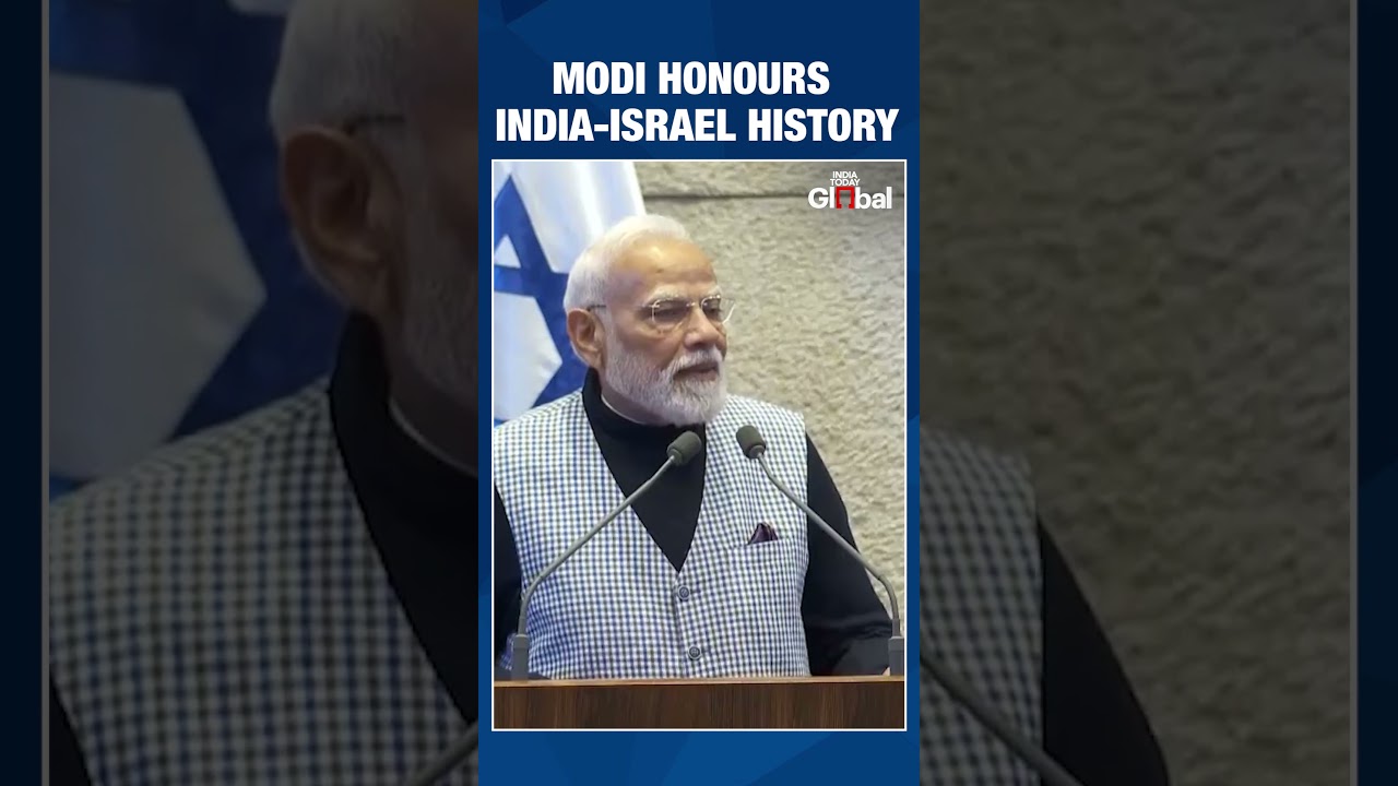 In Jerusalem, Narendra Modi paid tribute to the deep historical ties between India and Israel
