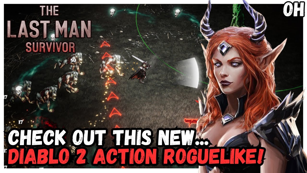 VERY FUN New Action Roguelike! The Last Man Survivor!
