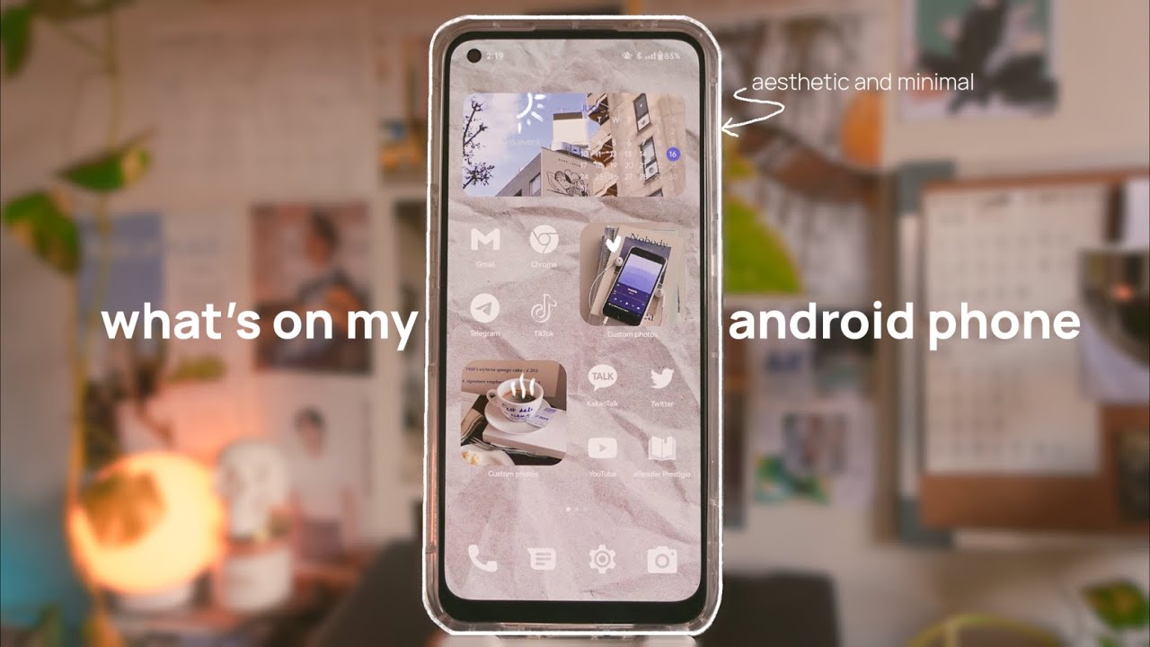 what's on my phone 2023 🌷 aesthetic & minimal set up | oppo reno 8 5g