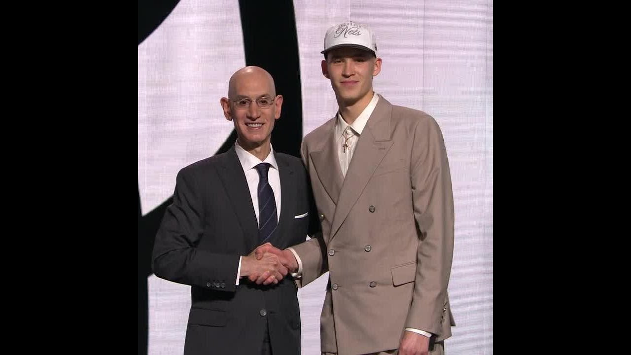 The Brooklyn Nets select Egor Demin at No. 8 overall 🔥