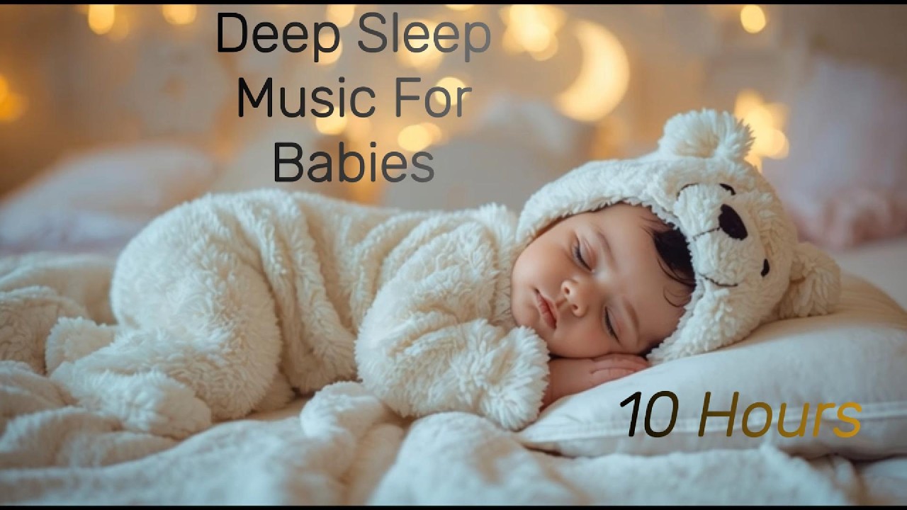 ​10 Hours Baby Sleep Music 🌙 Deep Sleep White Noise | Black Screen for Newborns